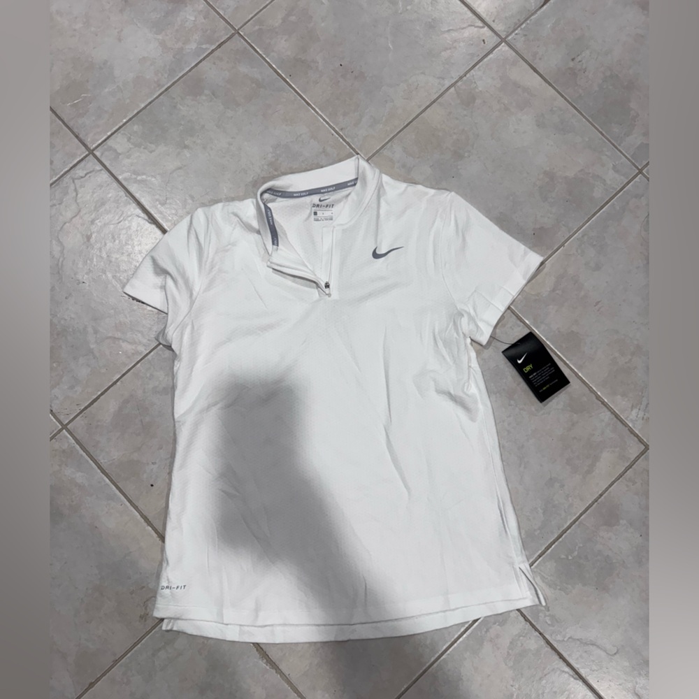 Nike Dri-FIT Gray Golf Polo